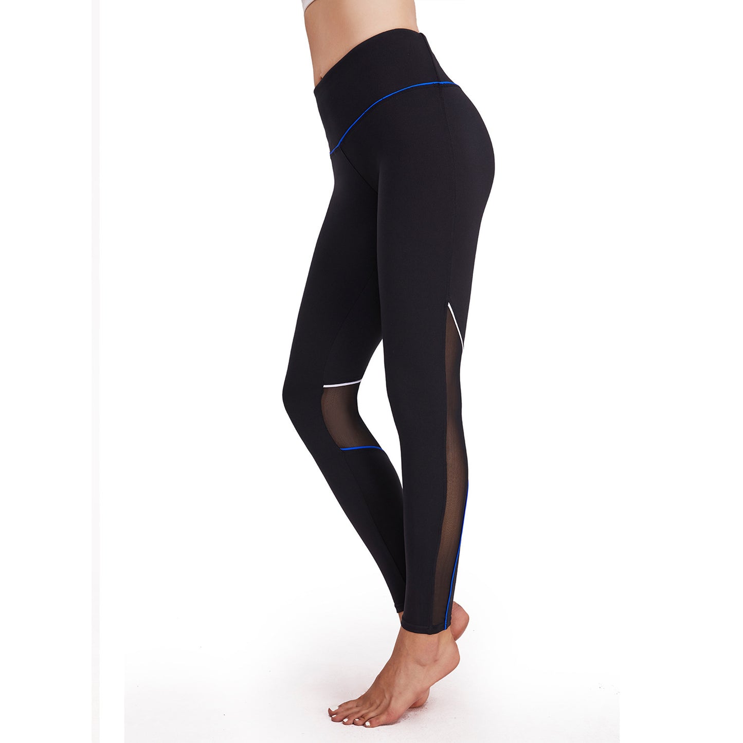 High-waist skinny high-stretch yoga pants