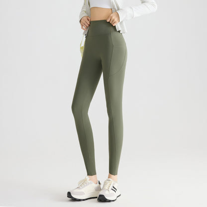 Cool Feeling Quick-drying Ultra-high Waist Abdomen Pants