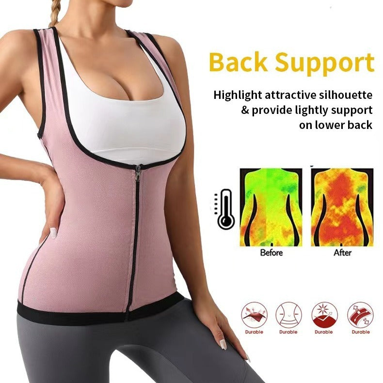 Sports Workout Sweating Clothes Women's Body Shaping Yoga Vest