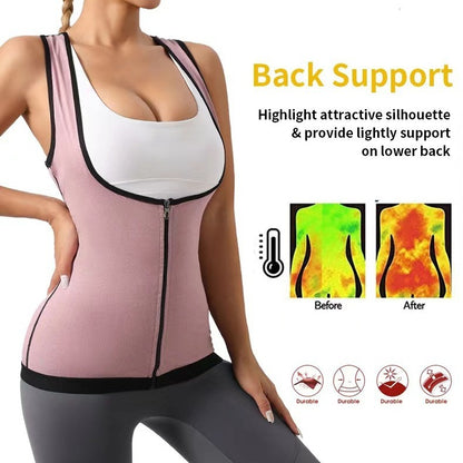 Sports Workout Sweating Clothes Women's Body Shaping Yoga Vest
