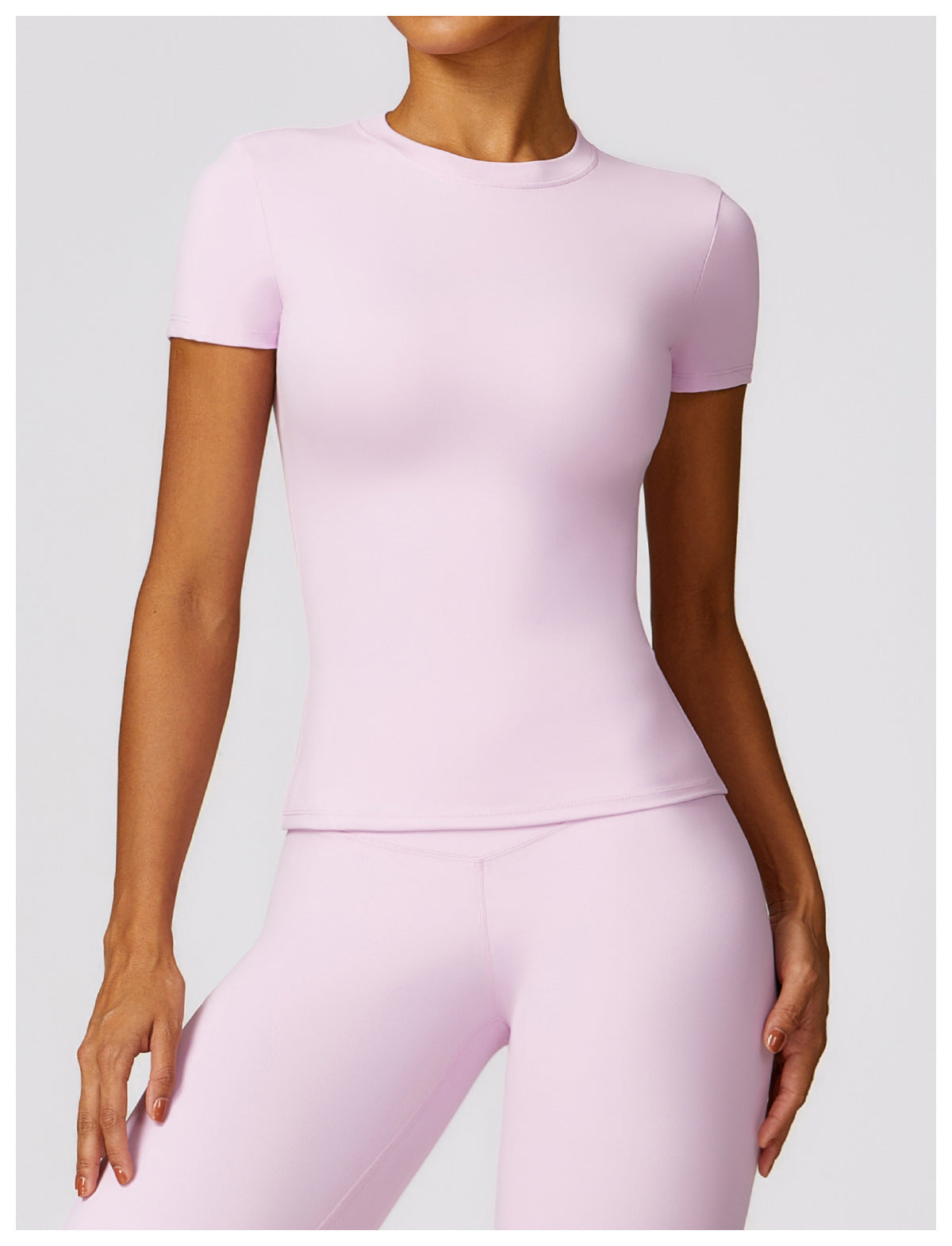 Spring T-shirt Quick-drying Yoga Clothes Short Sleeve Workout Top