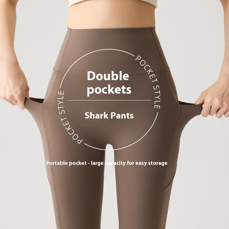 Cool Feeling Quick-drying Ultra-high Waist Abdomen Pants