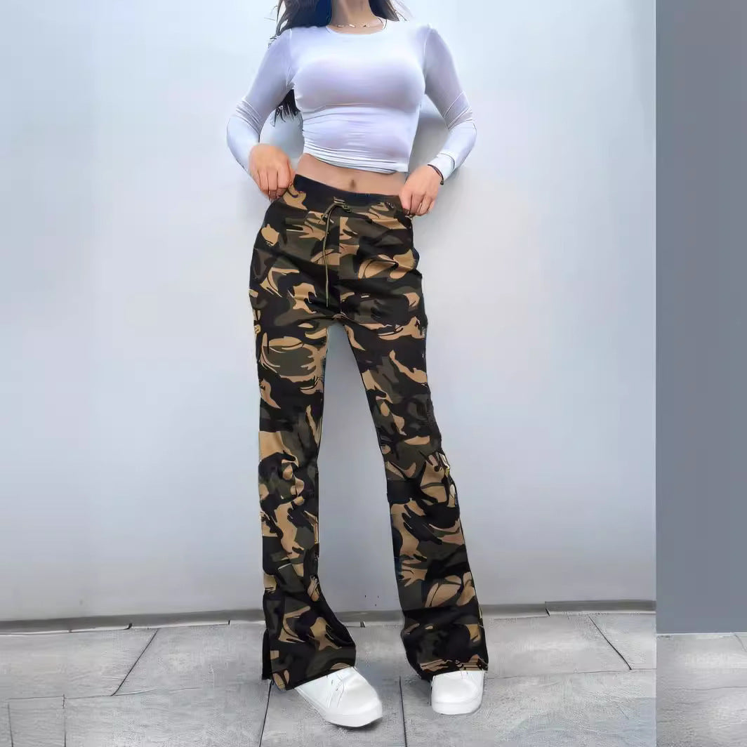 Split Trousers Street Trend Women's Casual Pants
