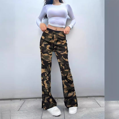 Split Trousers Street Trend Women's Casual Pants