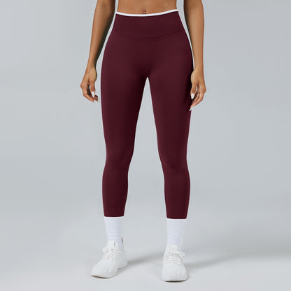 Seamless Knitted Tight High Waist Quick-drying Sports Yoga Pants