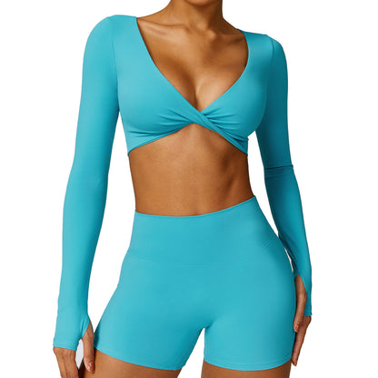 Quick-drying Tight Workout Clothes Casual Running Sport Long Sleeve Top