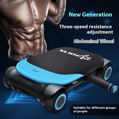 Four-wheel Automatic Rebound Abdominal Wheel Home Fitness Equipment