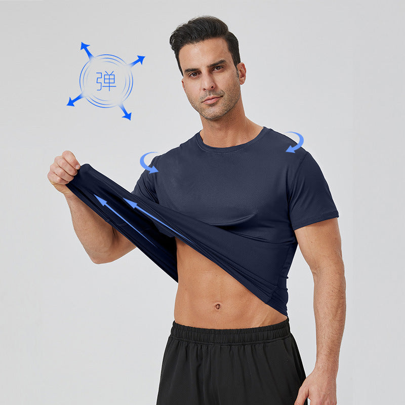Men's Workout Clothes Training Wear Loose T-shirt