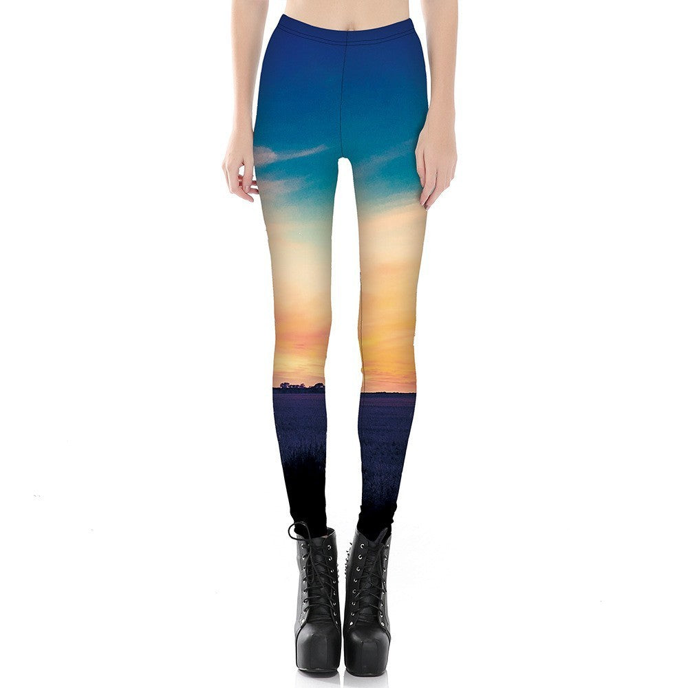 Women's Sports Workout Elastic Hip Lift Leggings