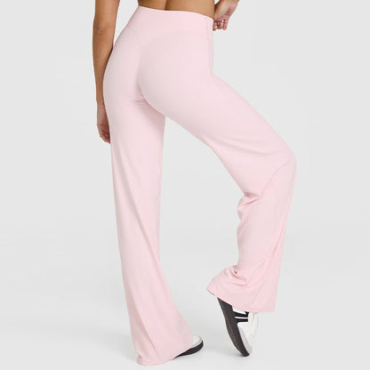 Peach Hip Slimming Yoga Straight-leg Pants