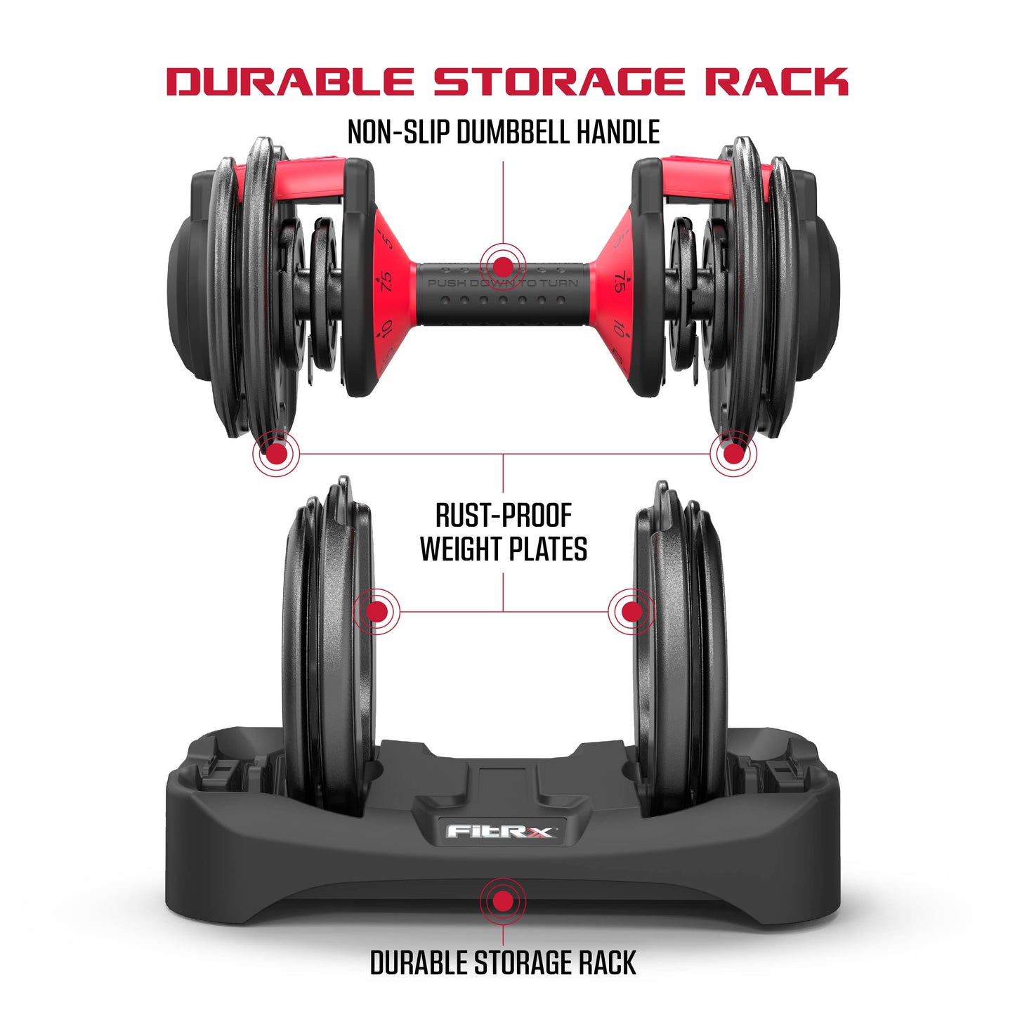 Adjustable Dumbbells, 25Lb Smartbell Dumbbell Set with 9-In-1 Quick-Select Weights, 2.5Lb Increments for Home Gym