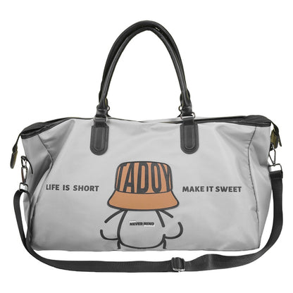 2025 New Travel Bag Men's Large Capacity Dry Wet Separation Fitness Bag Short Distance Business Travel Hand Luggage Bag