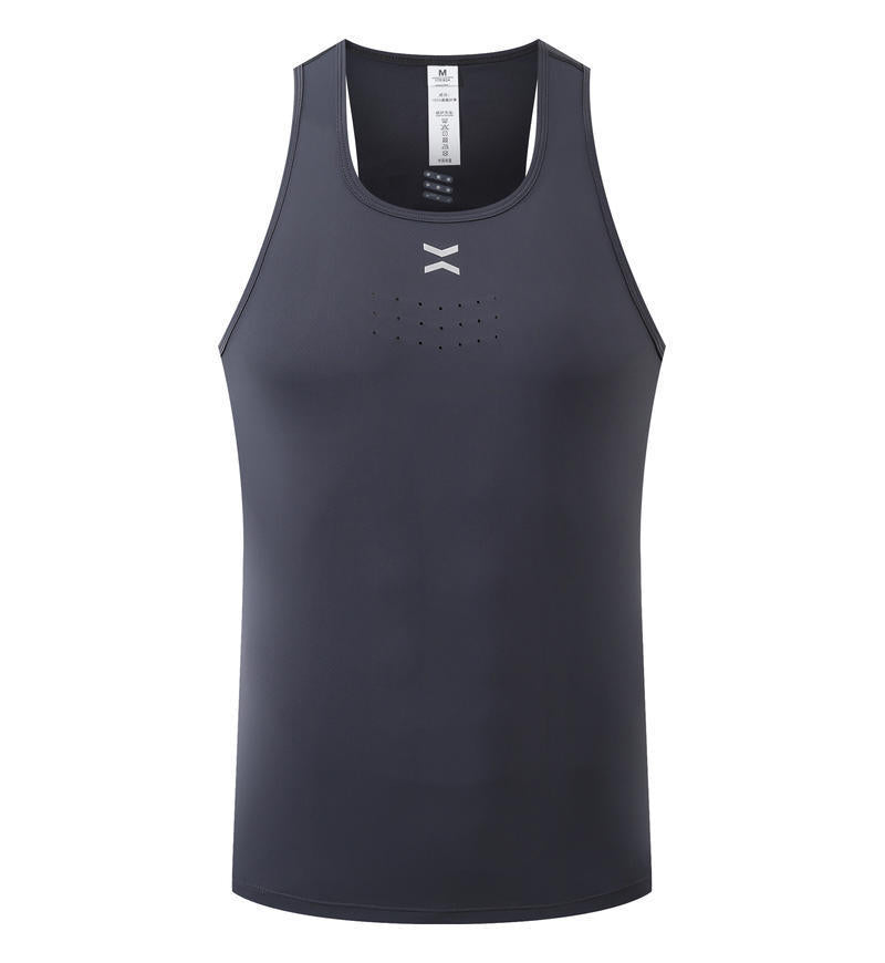 Men's Sleeveless Sports T-shirt Quick-drying Outerwear Workout Training Clothes