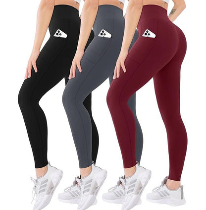High Waist Belly Contracting Yoga Pants Soft Sports Abdominal Pants