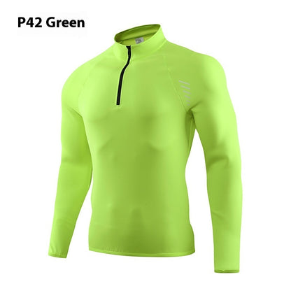 Half Zipper Workout Outdoor Running Quick-drying Clothes
